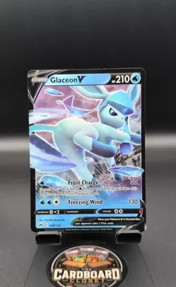 Glaceon V 038/159 SWSH: Crown Zenith Holo. Pokemon TCG. Near Mint Condition. - Image 1