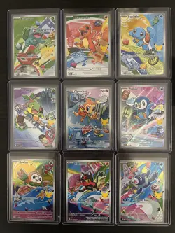 Pokemon First Partner Series 1. Full set of 9. Black Star Promos 037-045. NM. - Image 2