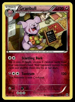 Granbull XY - BREAKthrough Reverse Holo 99/162 Pokemon TCG - Image 1