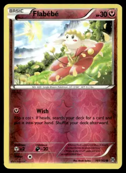 Flabebe XY - BREAKthrough Reverse Holo 101/162 Pokemon TCG - Image 1