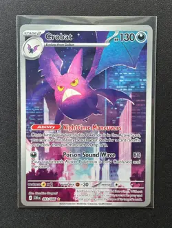 Pokemon - Crobat 093/086 - Chaos Rising - Illustration Rare Holo - NM - Image 1