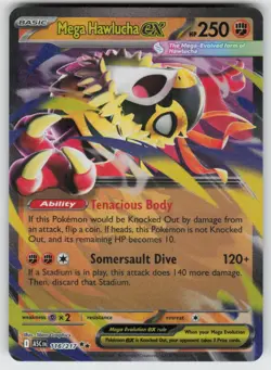 Mega Hawlucha ex 116/217 Double Rare Ascended Heroes Pokemon Holo Near Mint - Image 1