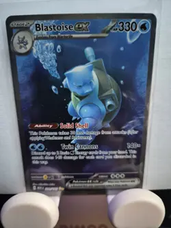 Pokemon Scarlet & Violet 151 TCG Blastoise EX 200/165 SIR Special Illustration - Image 1