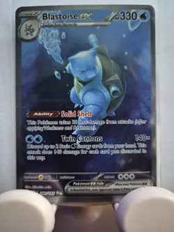 Pokemon Scarlet & Violet 151 TCG Blastoise EX 200/165 SIR Special Illustration - Image 2