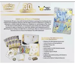 Pokemon 30th Anniversary Celebrations ETB Preorder - Image 3