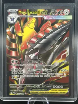 Mega Excadrill ex 103/084 Pokemon Pitch Black Full Art Ultra Rare English NM - Image 1