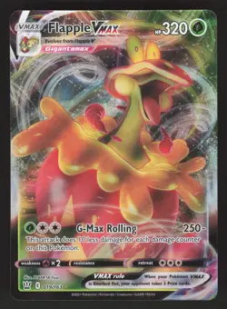 Flapple VMAX 019/163 Pokemon TCG SWSH05: Battle Styles NM - Image 1