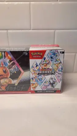 Pokemon Prismatic Evolutions Surprise Box & Booster Sam's Club Bundle NEW SEALED - Image 3