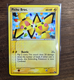 Pokemon TCG Pichu Bros. 16/17 POP Series 3 Holo Promo Rare Basic 60 HP EN 2006 - Image 1