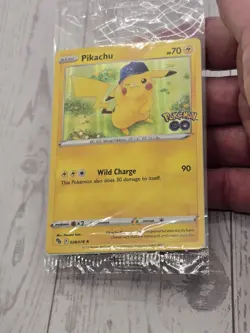 Pikachu 028/078 Pokemon GO Holo Promo SEALED - Image 1