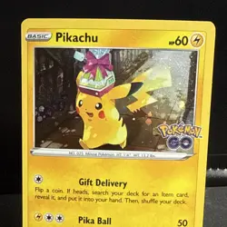 The Pokemon Company Pikachu Pokemon GO Promo Holo ENG 60HP 2022 - Image 2