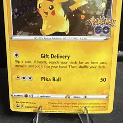 The Pokemon Company Pikachu Pokemon GO Promo Holo ENG 60HP 2022 - Image 3