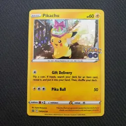 Pikachu SWSH234 Holo Pokemon GO Promo NM - Image 1