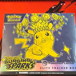 Pokemon Center Pokemon TCG Surging Sparks Elite Trainer Box Booster Promo 6+ - Image 1