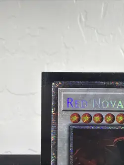 Konami Yu-Gi-Oh! TCG Red Nova Dragon BLZD-EN001 starlight Rare Holo 1st - Image 2