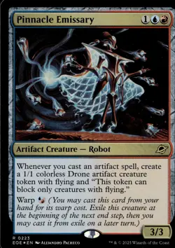 MTG: Edge of Eternities #223 Pinnacle Emissary (Foil) - Image 1