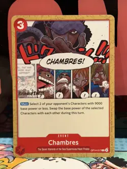 Chambres - One Piece - The Azure Sea's Seven Release Event Card -OP14-017 - Image 1
