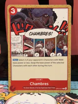 Chambres - One Piece - The Azure Sea's Seven Release Event Card -OP14-017 - Image 3