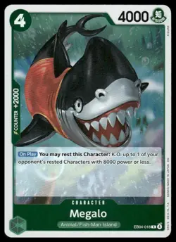 One-Piece Seven Warlords of the Sea #EB04-018 MEGALO HOLO - Image 1