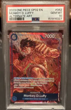One Piece Monkey.D. Luffy OP02-062 SR - Image 1
