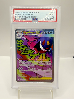 PSA 10 GEM MT Mega Gengar ex 269/217 Me: Ascended Heroes Holo - Image 1