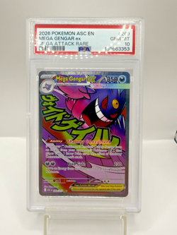 PSA 10 GEM MT Mega Gengar ex 269/217 Me: Ascended Heroes Holo - Image 2