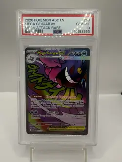 PSA 10 GEM MT Mega Gengar ex 269/217 Me: Ascended Heroes Holo - Image 4