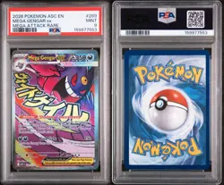 Mega Gengar ex 269/217 Me: Ascended Heroes Holo MAR Illustration Psa 9 - Image 2