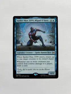 Spider-Man 2099, Miguel O'Hara NM Marvel's Spider-Man: Eternal-Legal Regular MTG - Image 1