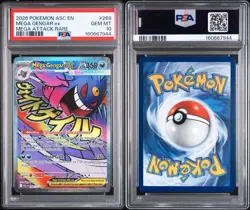 PSA 10 Mega Gengar ex 269/217 Me: Ascended Heroes Holo (choose Your Cert) - Image 1