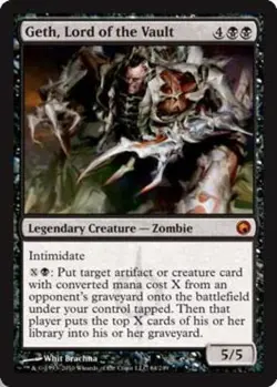 1x Geth, Lord of the Vault - Foil NM-Mint, English Scars of Mirrodin MTG Magic - Image 1