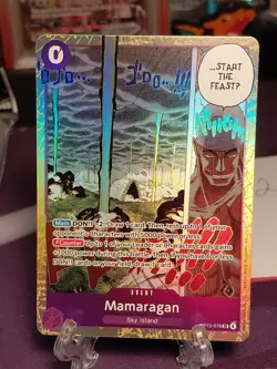 One Piece Card Game Mamaragan OP15-078 SR Foil Alt Art EN Enel NM - Image 1