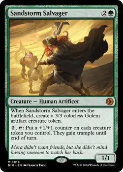 NM Foil Sandstorm Salvager, MTG, OTJ, Magic the Gathering, 19 - Image 1