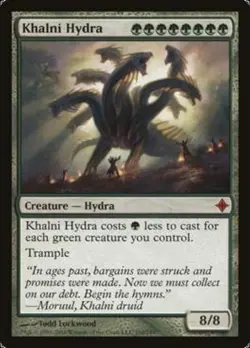 RUSH ENGLISH Rise of the Eldrazi - Khalni Hydra [EX/NM] MTG ROE - Image 1