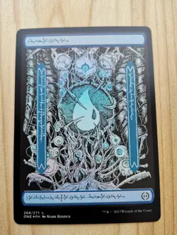 Island - Phyrexian Full Art - Foil - Phyrexia: All Will Be One - NM - EN - 268 - Image 1