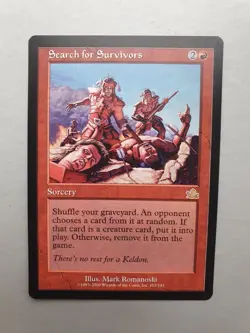 Search for Survivors, MTG Prophecy (2000) Rare Red Sorcery NM - Image 1