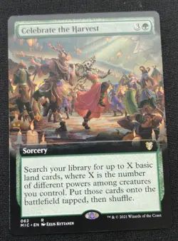 Celebrate The Harvest - Extended Art - MIC - NM Unplayed - EN - 062 - Image 1