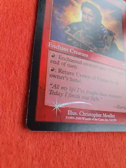 Crown of Flames FOIL , MTG Invasion (2000), Common Red Creature Excellent - Image 4