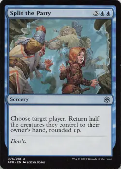 Split the Party U Adventures in the Forgotten Realms 76 LP MTG - Image 1