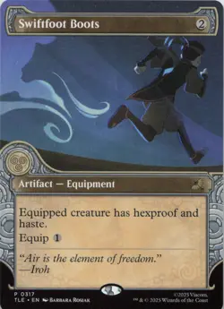 Swiftfoot Boots Showcase P Avatar: The Last Airbender: Eternal Legal 317 NM MTG - Image 1