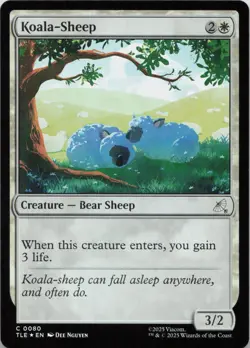 Koala-Sheep - FOIL - C Avatar: The Last Airbender: Eternal-Legal 80 - MTG - Image 1