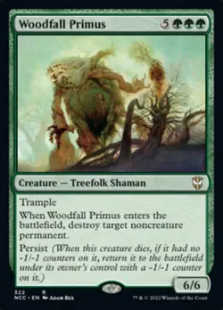 x1 Woodfall Primus R MTG Commander Streets of New Capenna M/NM, English - Image 1