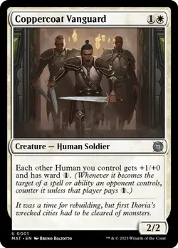 LP Foil - Coppercoat Vanguard [MAT - 1] March of the Machine: The Aftermath - Image 1