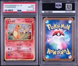 PSA10 Sequential Pokemon Card Classic Starter Trio Bulbasaur Charmander Squirtle - Image 3