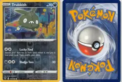 Trubbish 110/185 Common Vivid Voltage Pokemon Reverse Holo NM Umemoto - Image 3