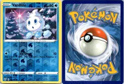 Vanillite 045/189 Common Darkness Ablaze Pokemon Reverse Holo NM Sakuma - Image 3
