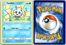 Vanillite 33/145 Common Guardians Rising Pokemon NM - Image 3