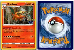 Charizard 010/078 Holo Rare Pokemon GO Pokemon - Image 3