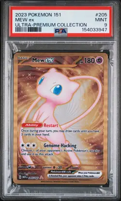 2023 POKEMON 151 ULTRA-PREMIUM COLLECTION #205 MEW EX PSA 9 - Image 1