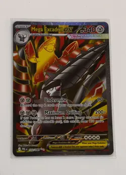 Mega Excadrill ex 103/084 Full Art Ultra Rare Pokemon Pitch Black - Image 1